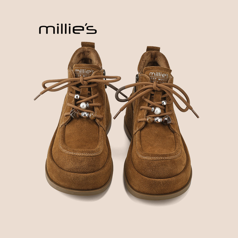 MILLIE'S复古磨砂皮勃肯鞋巨好看