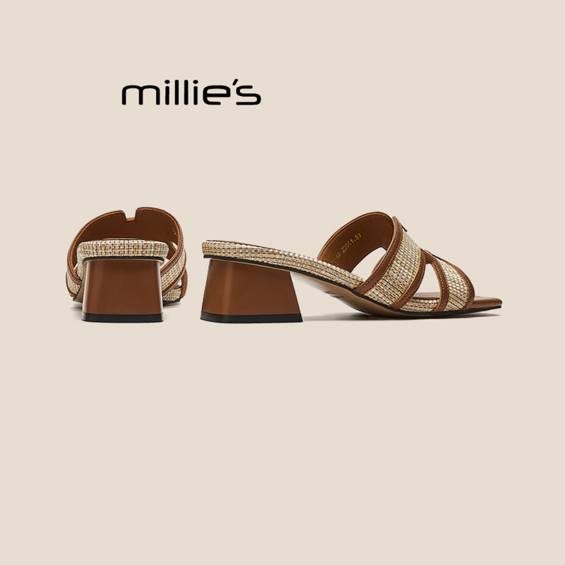 MILLIE'S/妙丽镂空百搭沙滩凉鞋