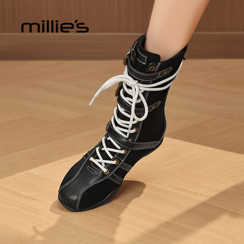 MILLIE'S/妙丽巨好看复古马丁靴