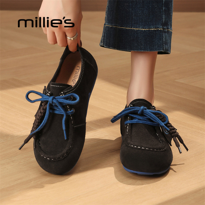 MILLIE'S/妙丽真皮勃肯鞋女