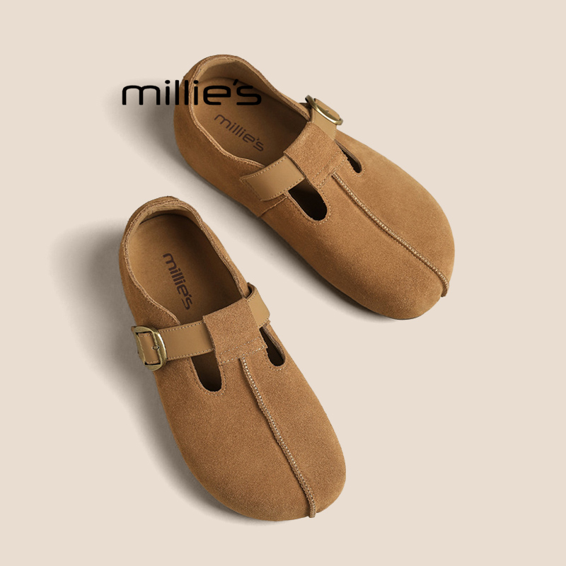 MILLIE'S/妙丽一脚蹬勃肯鞋