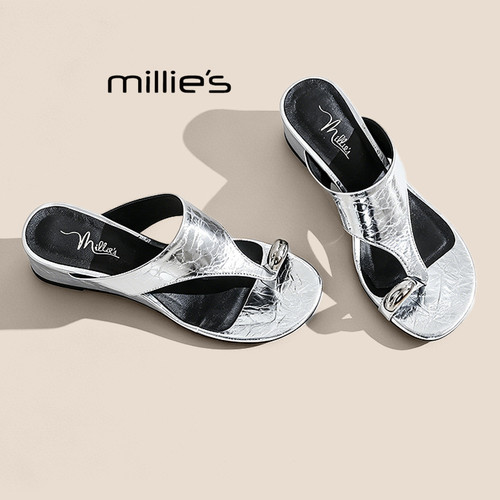 MILLIE'S/妙丽方头人字拖