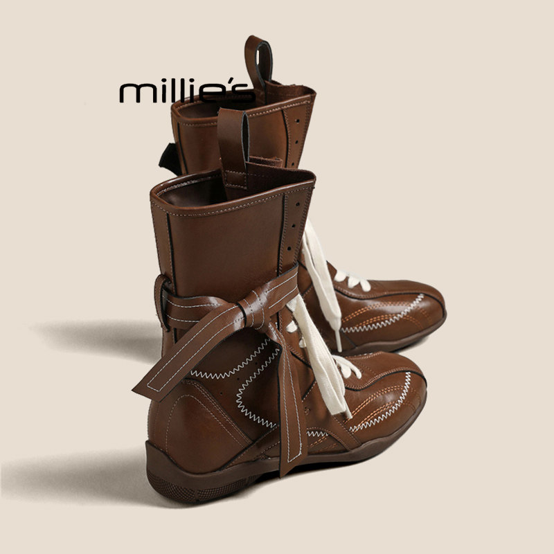 MILLIE'S/妙丽户外工装德训靴女