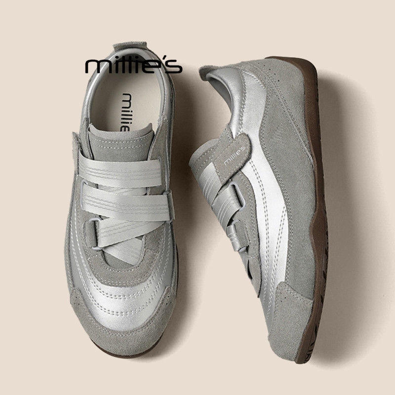 MILLIE'S/妙丽机能芭蕾德训鞋女真皮休闲鞋子运动鞋板鞋阿甘鞋冬,女鞋,休闲板鞋,淘宝优惠券,粉丝福利购,淘宝优惠卷