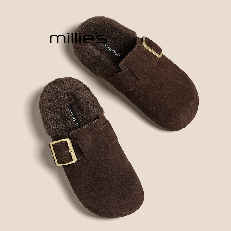 MILLIE'S/妙丽勃肯鞋女包头拖