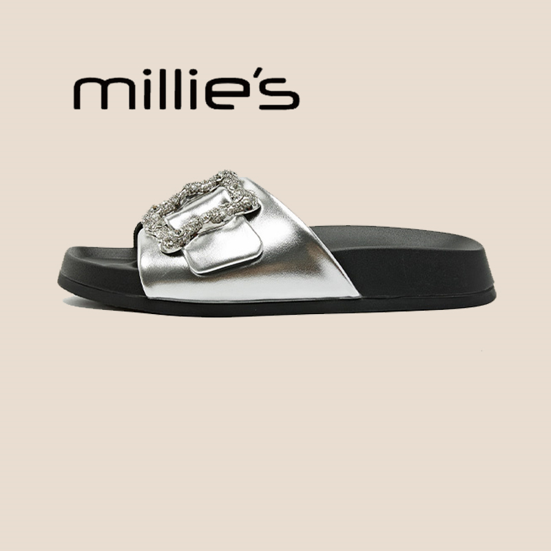 MILLIE'S/妙丽巨好看厚底凉拖鞋