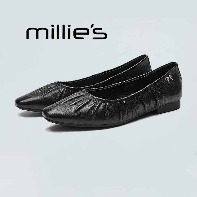 MILLIE'S/妙丽新款舒适小跟鞋
