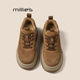 百搭休闲鞋 MILLIE 潮Z 女2026秋季 新款 妙丽磨砂真皮松糕厚底板鞋