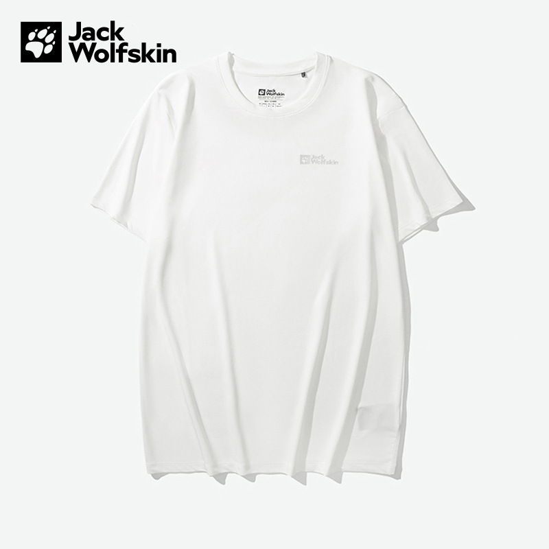 JackWolfskin狼爪t恤男25春夏户外休闲透气舒适短袖5819153-5488