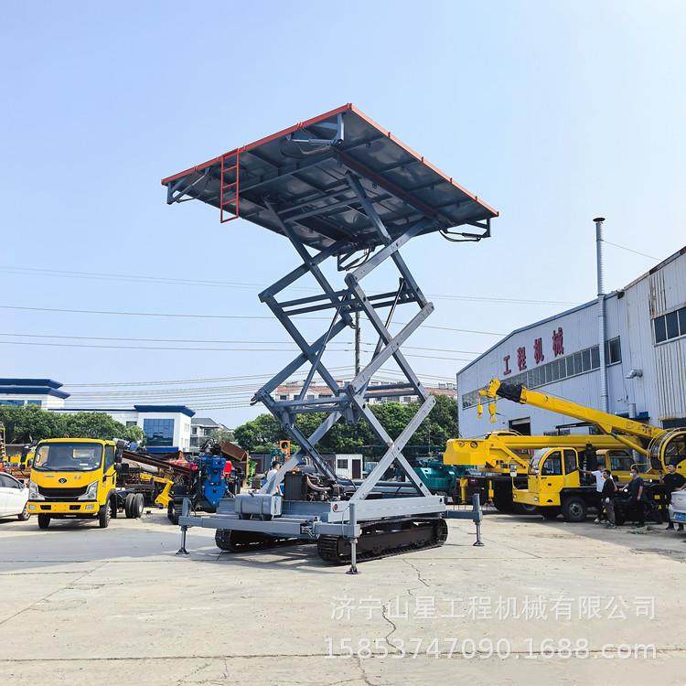 可调平履带式升降平台高空作业全地形适应搭载液压系统举升平稳,五金/工具,其他机械五金,淘宝优惠券,粉丝福利购,淘宝优惠卷