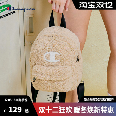 Champion冠军羊羔绒包帆布包
