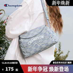 Champion冠军面包斜挎包2025春夏新款 休闲通勤大容量包包