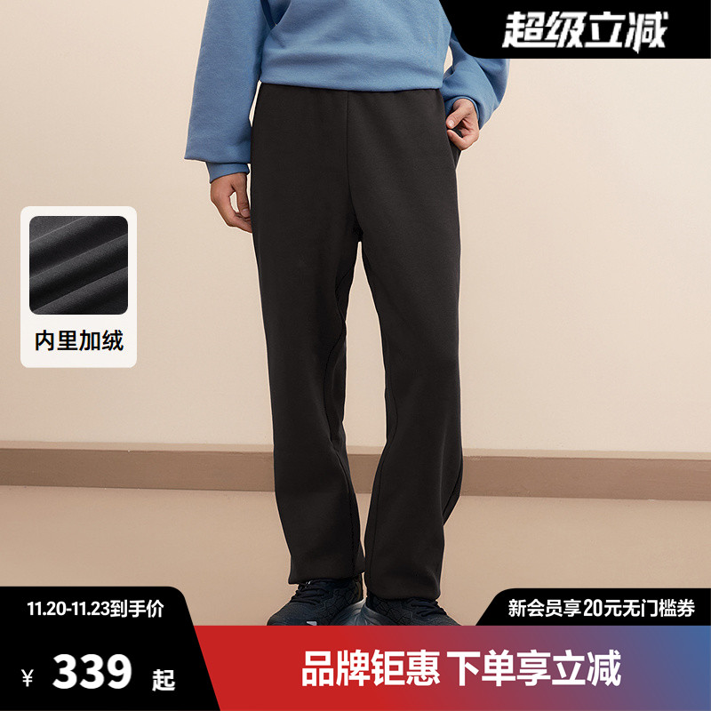 Champion冠军束脚卫裤抽绳女秋季新款刺绣加绒休闲裤运动裤长裤