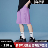 Champion冠军短裤 子男 刺绣草写logo情侣休闲透气裤 女2025夏季 新款