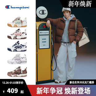 丁禹兮同款 休闲鞋 Champion冠军女板鞋 2025秋季 男 齿轮面包鞋