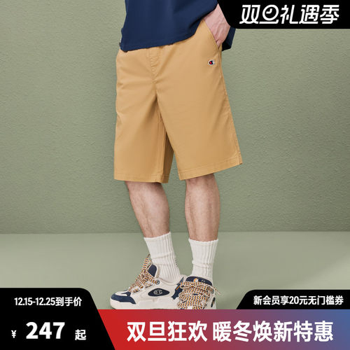 Champion冠军短裤男夏季新款五分工装裤直筒休闲户外运动裤子