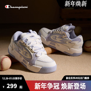 新款 2025春季 休闲鞋 男女鞋 Champion冠军面包鞋 厚底鞋 女魔术贴板鞋