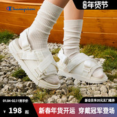 新款 Champion冠军凉拖鞋 女2025夏季 情侣休闲魔术贴潮流户外运动