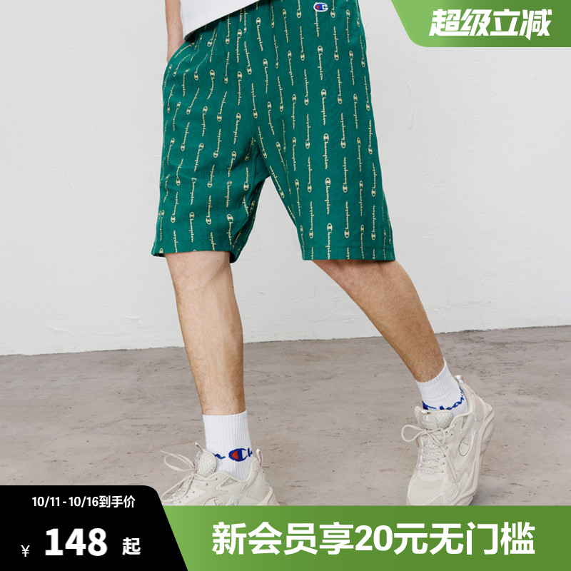 Champion冠军短裤男25夏季新款刺绣logo运动五分裤休闲透气裤子女