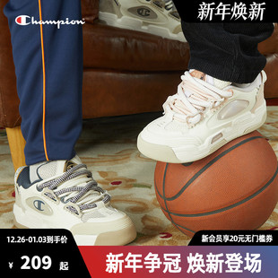 子休闲运动鞋 Champion冠军面包鞋 女鞋 百搭小白鞋 子 女增高厚底板鞋