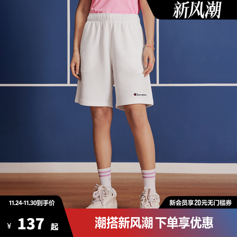 Champion冠军短裤直筒休闲裤子