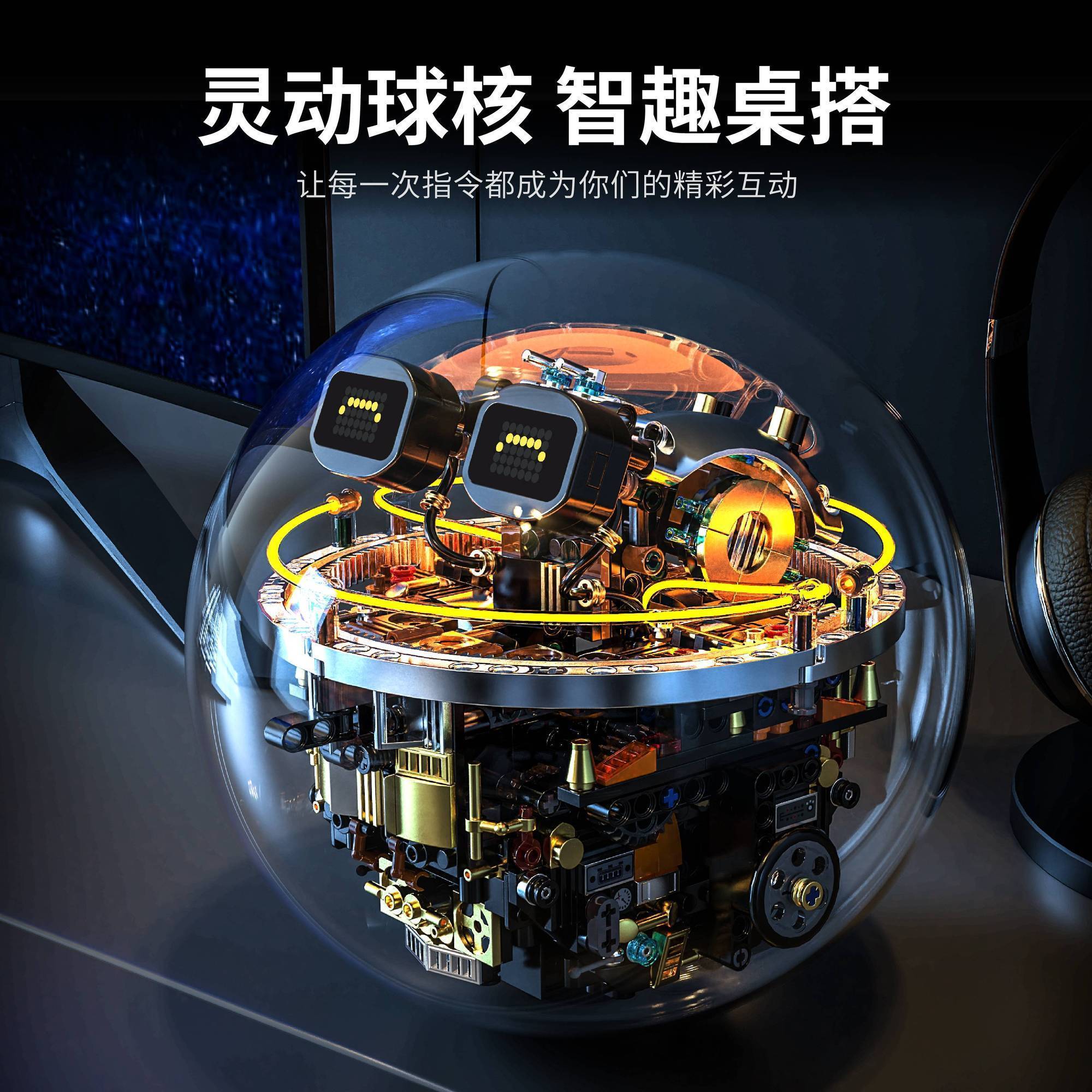 拓木编程发光遥控积木礼物