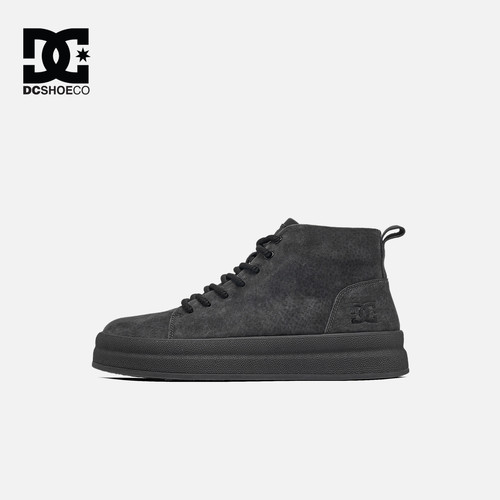 DCSHOES Valdez 2026秋季新款经典中帮板鞋黑色男士鞋子厚底男鞋