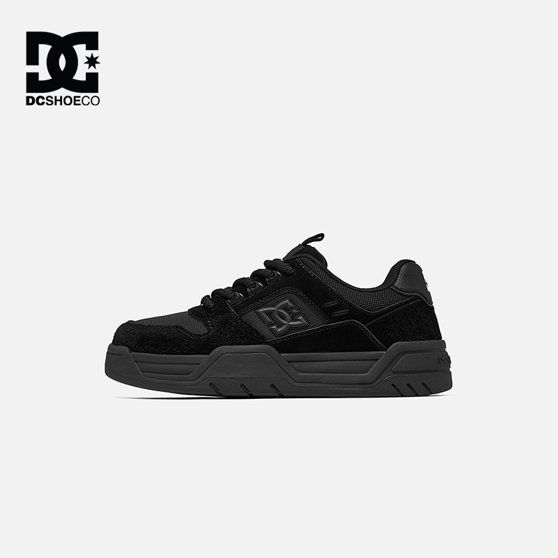DCSHOES Malmo 厚底男士真皮板鞋2026新款曜石黑运动休闲鞋子男鞋