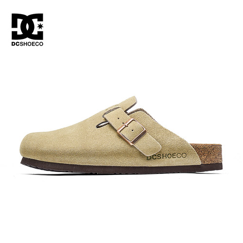 DC SHOES WEIC CAS2025冬季新款软底勃肯鞋男外穿半拖一脚蹬拖鞋