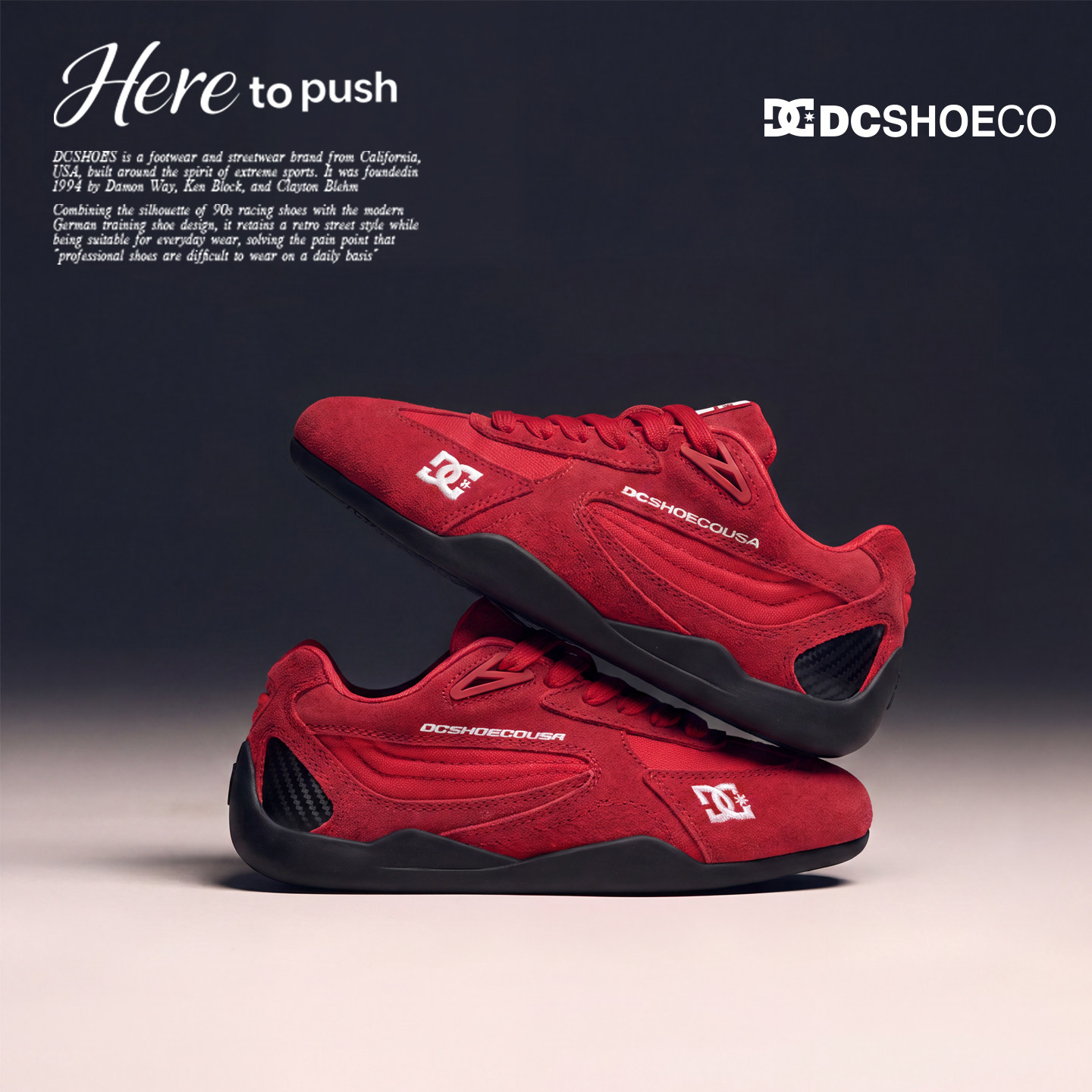 DCSHOES Corsaro 秋季赛车鞋男女同款轻便软底德训鞋薄底休闲鞋女图片