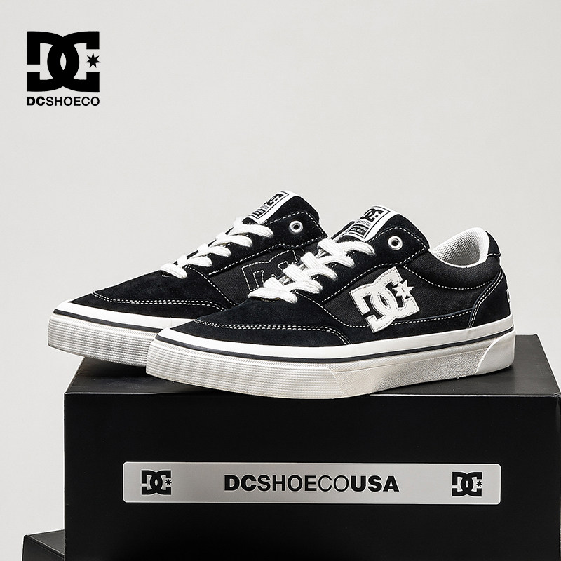 DCSHOES CANVAS 春季新款男鞋经典黑色帆布鞋耐磨板鞋透气休闲鞋,流行男鞋,休闲板鞋,淘宝优惠券,粉丝福利购,淘宝优惠卷