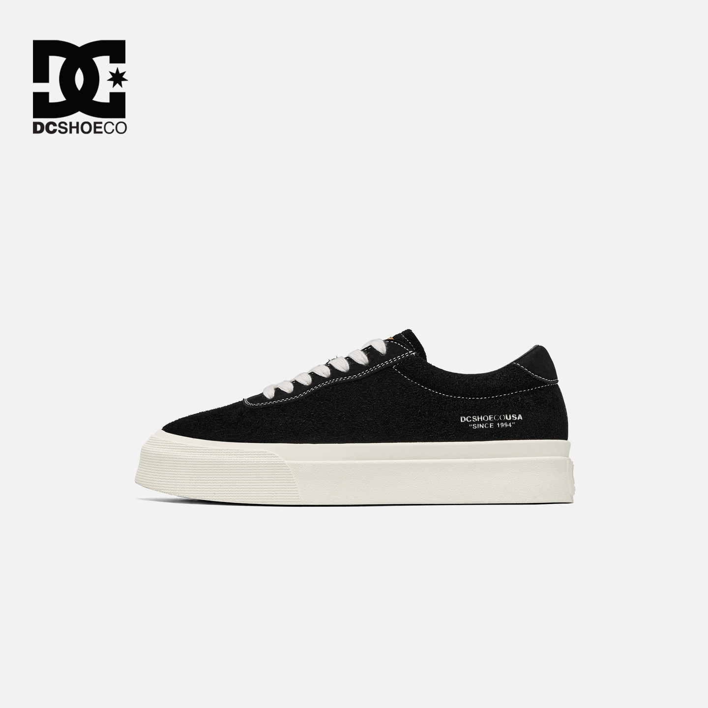 DCSHOES SANTA FE 黑色板鞋男款2026新款巨好看真皮男士增高鞋子
