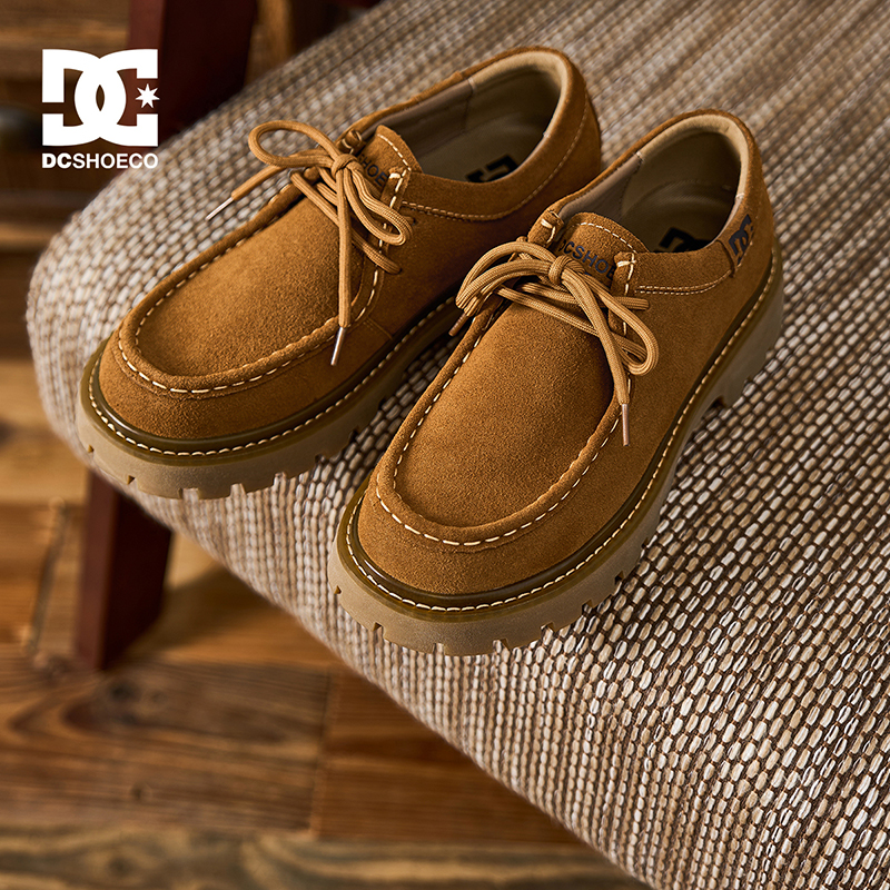 DC SHOESCRAG EDGE 2025秋季新款袋鼠鞋老钱风休闲皮鞋男款男鞋