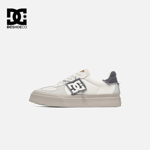 DCSHOES FRAY 26夏季新款复古做旧小白鞋设计感男鞋厚底休闲板鞋
