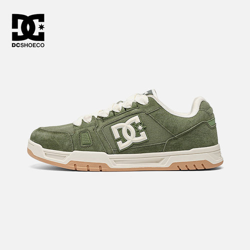 DC SHOES ASTRA CAS 2025秋季透气绿色板鞋轻便舒适软底不累脚鞋