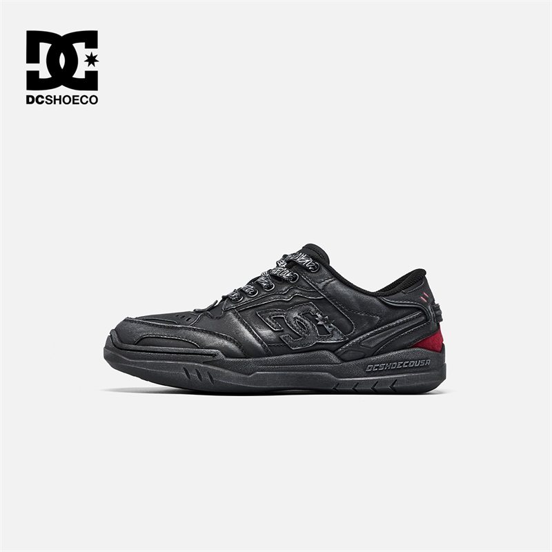DCSHOES Mechera 头层牛皮板鞋男2026新款涂鸦机甲风休闲鞋子男鞋