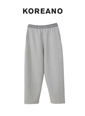 【KOREANO】冬季浅灰色休闲裤 【H】2525 KT45367(JUN)C