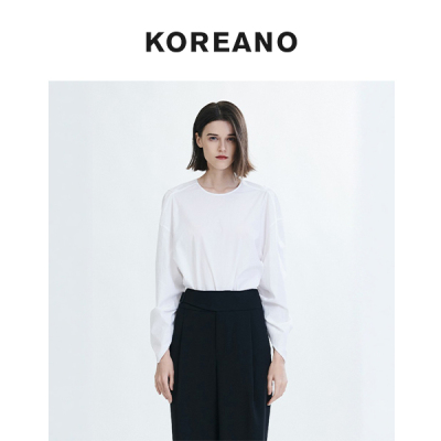 【KOREANO】夏季纯欲风性感圆领连体T恤  TW3309