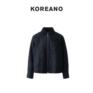 蔚蓝星彩廓形短款 冬季 棉外套 JUN SY45723 KOREANO