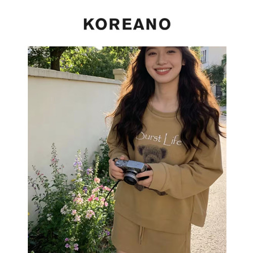 【KOREANO】春秋时尚减龄宽松休闲风T恤26R2-TT6063(AUN)