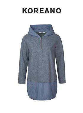 【KOREANO】冬季挚爱经典连帽拼料连衣裙 【H】 LY6830(UN)