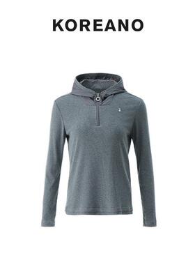 【KOREANO】春秋鸽羽灰色连帽H型T恤  TT6330(JUN)