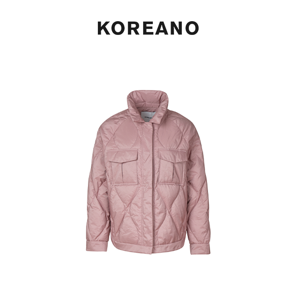 【KOREANO】冬季立领深粉色短款鹅绒羽绒服 【H】 YS6811(UN),女装/女士精品,羽绒服,淘宝优惠券,粉丝福利购,淘宝优惠卷