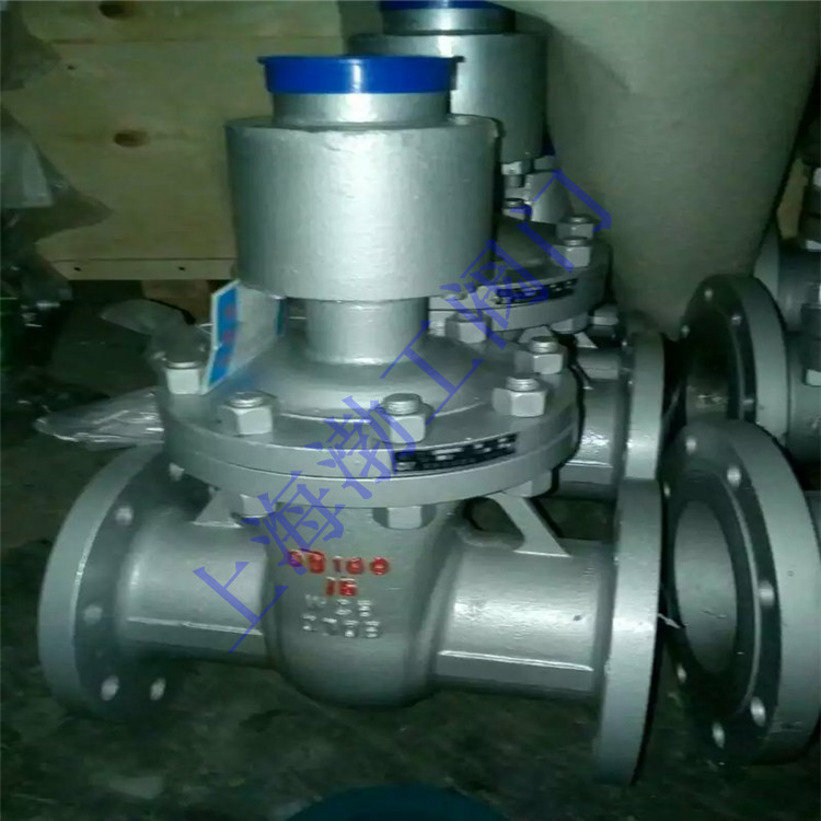 铸钢PN40 防盗阀门 带锁软密封闸阀 FDZ41H-40C