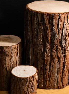 优选阳台花园造景道具商场木栅栏花坛围栏幼儿园室内装饰木桩摆件