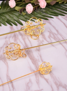 优选一心斋禅杖法器四面禅杖锌合金地藏王法器锡杖唐三藏法器配件