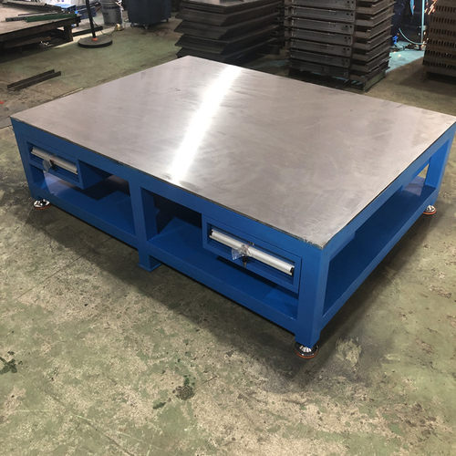 模具工作台钳工修模组装飞模台惠州厂家供应重型钢板桌台多工位