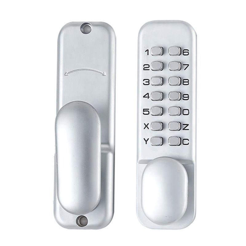 锌合金防水防锈机械密码锁户外铁门锁庭院门栅栏门木门铝艺门锁