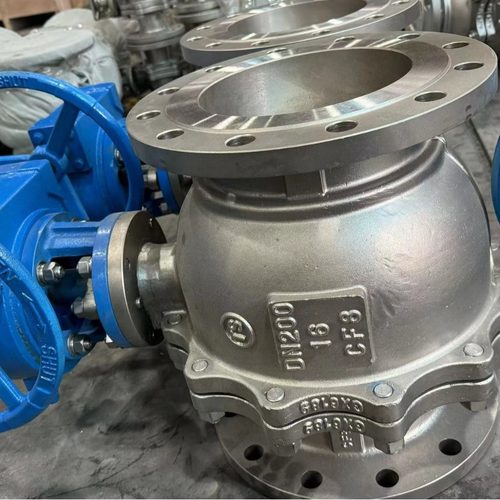 厂家供应不锈钢304/316L涡轮浮动法兰球阀 大量现货 源头厂家保障