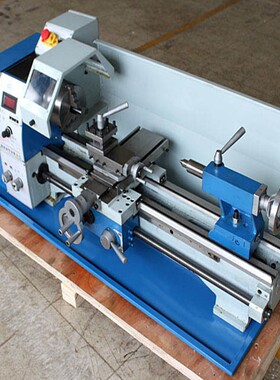 【微型台式车床】C0618无级可调、数字显示 金属变速齿轮高精确度